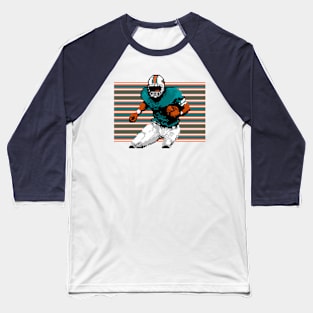 Miami Pixel Running Back Baseball T-Shirt